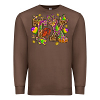 Chestnut Texas Mardi Gras Premium Sweatshirt - HowdyJamesFarm