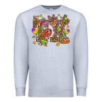 Heather Grey Texas Mardi Gras Premium Sweatshirt - HowdyJamesFarm
