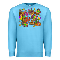 Ocean Blue Texas Mardi Gras Premium Sweatshirt - HowdyJamesFarm