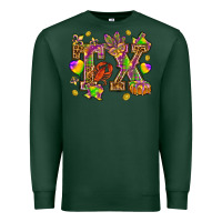 Sports Green Texas Mardi Gras Premium Sweatshirt - HowdyJamesFarm