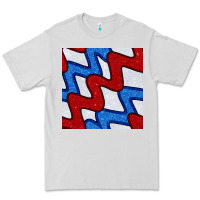 Dove Grey Glitter 4th Of July Seamless Pattern Premium Tee - BundleAndBundleShop
