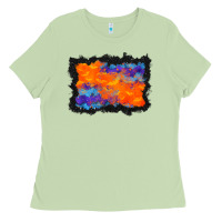 Matcha halloween bat background Ladies Tee - BundleAndBundleShop