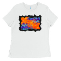 White halloween bat background Ladies Tee - BundleAndBundleShop