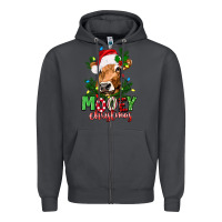 Smoke Mooey Christmas Zipper Hoodie - texasbilliewilder