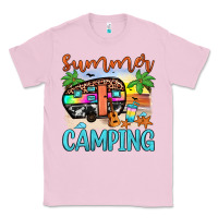 Bubblegum Pink summer camping Classic Tee - JahusDesignShop