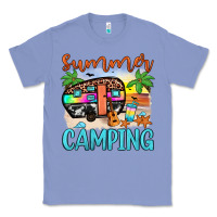 Colony Blue summer camping Classic Tee - JahusDesignShop
