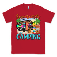 Red summer camping Classic Tee - JahusDesignShop