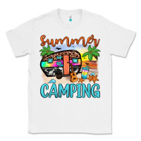 White summer camping Classic Tee - JahusDesignShop