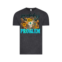 Vintage Black somebodys problem Vintage Tee - NancyCooperArtShop