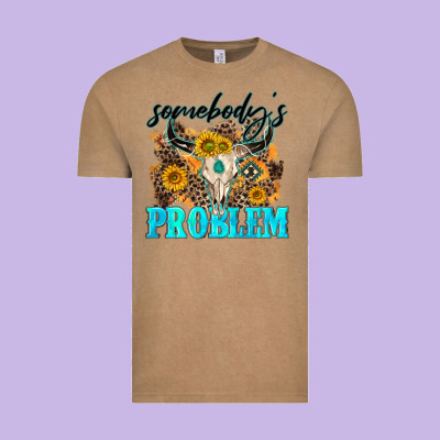 Somebodys Problem Vintage Tee Designed By Nancycooperartshop