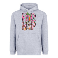 Heather Grey Hip hop Easter Girl Easter Day Heavyweight Hoodie - HowdyJamesFarm