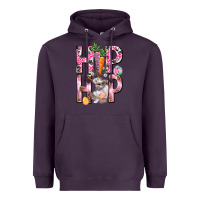 Plum Hip hop Easter Girl Easter Day Heavyweight Hoodie - HowdyJamesFarm