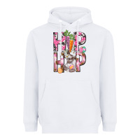 White Hip hop Easter Girl Easter Day Heavyweight Hoodie - HowdyJamesFarm