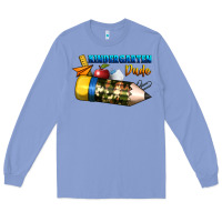 Colony Blue kindergarten dude Long Sleeve Tee - BundleAndBundleShop
