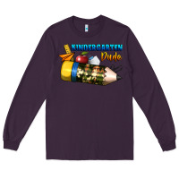 Plum kindergarten dude Long Sleeve Tee - BundleAndBundleShop