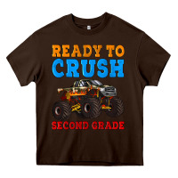 Chocolate Brown ready to crush second grade Heavy Core Tee - Artiststas