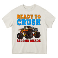 Cream ready to crush second grade Heavy Core Tee - Artiststas