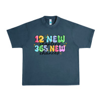 Midnight Navy 12 new chapter 365 new chances Urban Heavy Tee - MaliasSmallBusiness