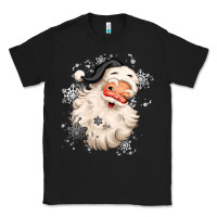 Black white christmas santa claus Classic Tee - MaliasSmallBusiness