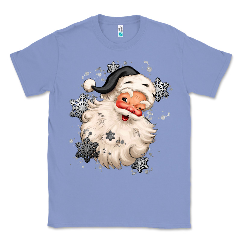 White Christmas Santa Claus Classic Tee by MaliasSmallBusiness | Teevron