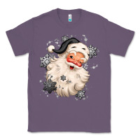 Lavender white christmas santa claus Classic Tee - MaliasSmallBusiness