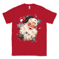 Red white christmas santa claus Classic Tee - MaliasSmallBusiness
