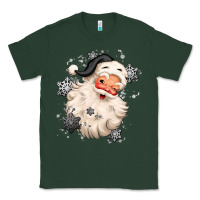 Sports Green white christmas santa claus Classic Tee - MaliasSmallBusiness