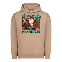 Pigment Burro Somebody's Problem Bull Skull Urban Hoodie - FaDigitalArtStudio