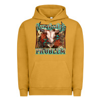 Pigment Peanut Butter Somebody's Problem Bull Skull Urban Hoodie - FaDigitalArtStudio