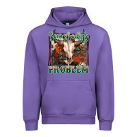Tulip Somebody's Problem Bull Skull Urban Hoodie - FaDigitalArtStudio