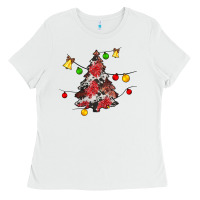 White Christmas trees lights Ladies Tee - JahusDesignShop