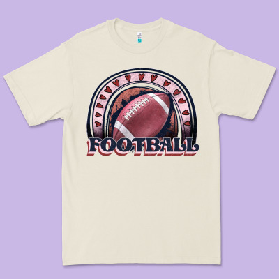 Football Rainbow Premium Tee Designed By Jahusdesignshop