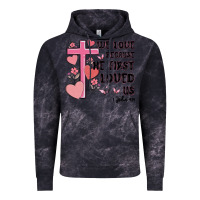 Cloud Black we love because he first loved us Vintage Hoodie - MaliasSmallBusiness