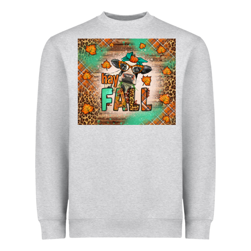 Western Hay Fall Cow Heavyweight Sweatshirt by LillyAllenDesigns | Teevron