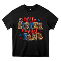 Black little sister biggest fan american football Heavy Core Tee - Jasminsmagicworld