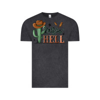 Vintage Black raisin hell cowboy cactus Vintage Tee - MaliasSmallBusiness