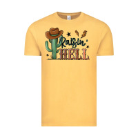 Vintage Mustard raisin hell cowboy cactus Vintage Tee - MaliasSmallBusiness