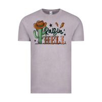 Vintage Zinc raisin hell cowboy cactus Vintage Tee - MaliasSmallBusiness