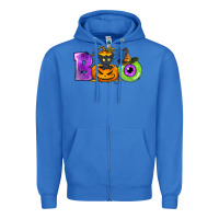 True Royal Boo Halloween Zipper Hoodie - NancyCooperArtShop