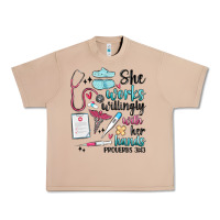 Burro she works willingly with her hands Urban Heavy Tee - MaliasSmallBusiness