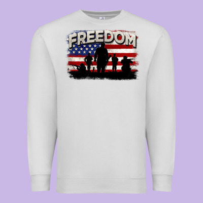 Freedom 4th Of July Premium Sweatshirt Designed By Cowgirlartshop