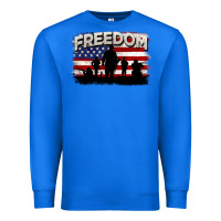 True Royal Freedom 4th of july Premium Sweatshirt - CowGirlArtShop