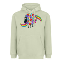 Matcha Rainbow sheep Heavyweight Hoodie - CowGirlArtShop