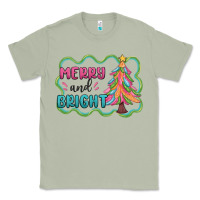 Matcha merry and bright christmas tree Classic Tee - MaliasSmallBusiness
