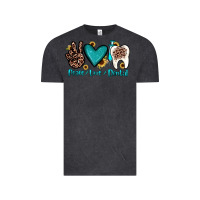 Vintage Black peace love dental Vintage Tee - JahusDesignShop