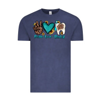 Vintage Denim peace love dental Vintage Tee - JahusDesignShop