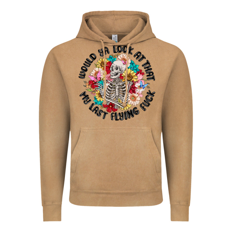 Would Ya Look At That My Last Flying Fuck Vintage Hoodie by MaliasSmallBusiness | Teevron