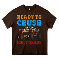 Chocolate Brown ready to crush first grade Heavy Core Tee - Artiststas