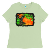Matcha halloween mystic symbol background Ladies Tee - BundleAndBundleShop