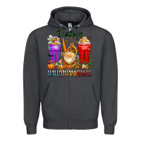 Smoke hallothanksmas teacher Zipper Hoodie - texasbilliewilder
